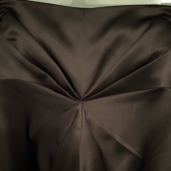 LAUNDRY BY SHELLI SEGAL BROWN STRAPLESS MAXI DRESS - Picture 6 of 7